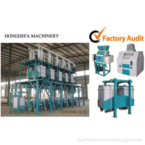 50t/24h Wheat Flour Milling Machinery with European Buhler Technology